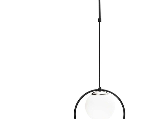 Φωτιστικό Οροφής Dolunay 892OPV1483 42x15x100cm 1xE27 40W Black-White Opviq