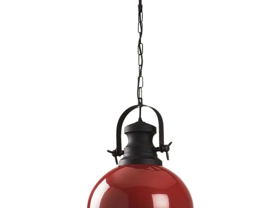 Φωτιστικό Οροφής Saglam 892OPV1575 Φ32x144cm 1xE27 40W Red-Black Opviq