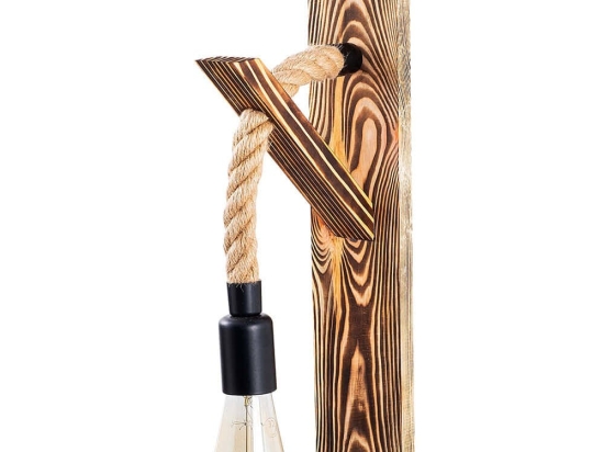 Φωτιστικό Τοίχου - Απλίκα Erebos 521SHN2129 9x17x45cm 1xE27 40W Natural Opviq