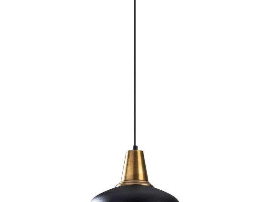 Φωτιστικό Οροφής Berceste 521SHN3176 32x32x120cm 1xE27 40W Black-Gold Opviq