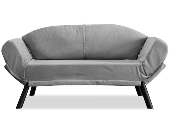 Καναπές - Κρεβάτι Διθέσιος Genzo 859FTN1223 177x75x87cm Grey