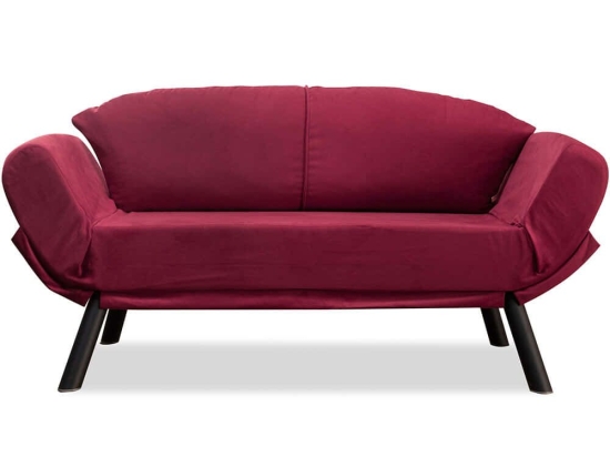 Καναπές - Κρεβάτι Διθέσιος Genzo 859FTN1225 177x75x87cm Maroon Red