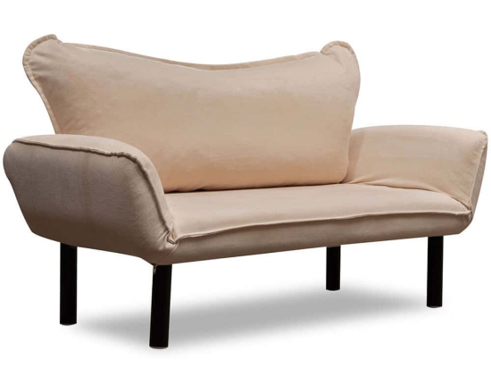 Καναπές - Κρεβάτι Διθέσιος Chatto 859FTN1228 140x65x70cm Cream