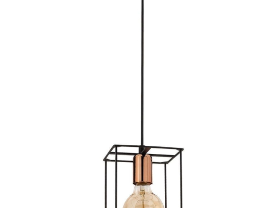 Φωτιστικό Οροφής Selimiye 525NOR1540 Φ15x109cm 1xE27 40W Black-Copper Opviq