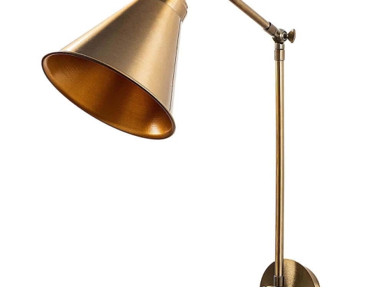 Φωτιστικό Τοίχου - Απλίκα Berceste 525NOR3157 Φ20x56cm E27 40W Gold Opviq