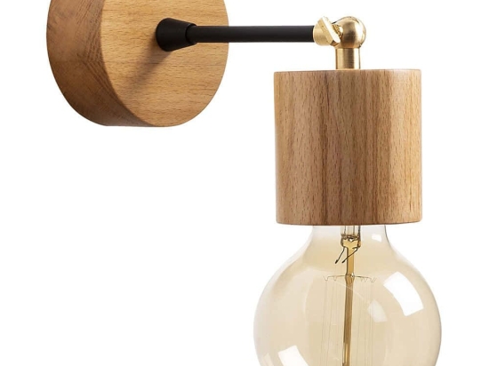 Φωτιστικό Τοίχου - Απλίκα Xanthos 525NOR3160 Φ10x16cm 1xE27 40W Natural Opviq