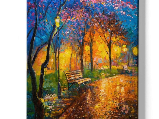 Πίνακας Καμβάς 529TCR1413 70x100cm Multi Wallity Κάθετοι Ξύλο, Καμβάς