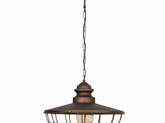 Φωτιστικό Οροφής Sivani 527ABY1744 Φ44x129cm 1xE27 40W Dark Brown Opviq