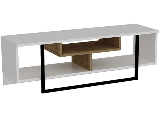 Έπιπλο Τηλεόρασης Asal 875ZNA3046 119,4x35,2x40,2cm Multi-White