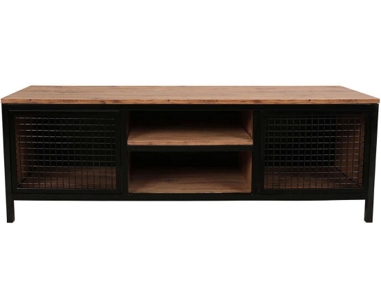 Έπιπλο Τηλεόρασης Zeno 854KLN3015 150x40x47cm Pine-Black