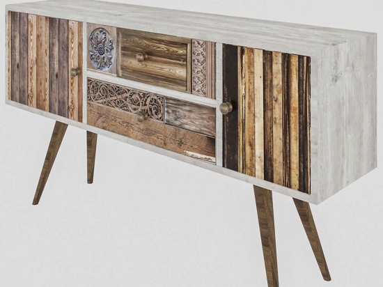 Έπιπλο Τηλεόρασης Odense 854KLN3016 122x35x65cm Multi