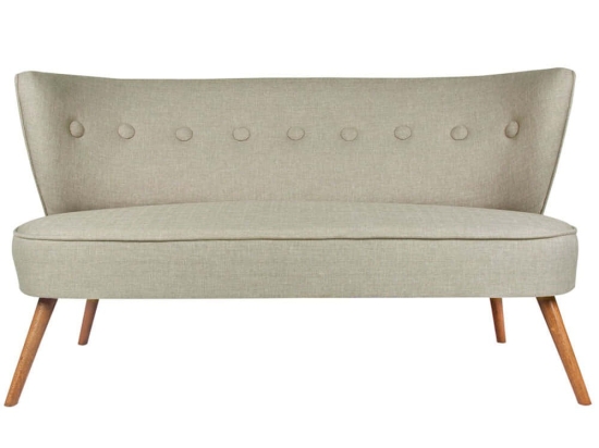 Καναπές Διθέσιος Bienville 558ZEN1203 141x73x77cm Grey