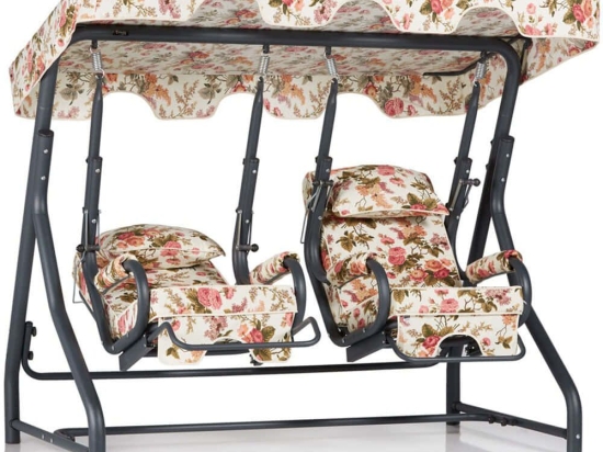 Κούνια Κήπου 2 Θέσεων Daisy 561CLR1502 200x200x165cm Multicolor