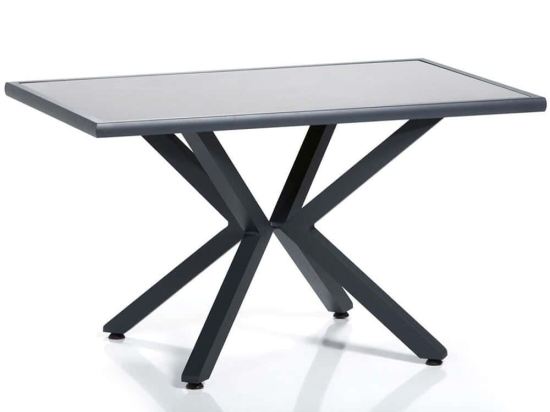Τραπέζι Κήπου Sydney 561CLR1309 155x95x78cm Grey-Black