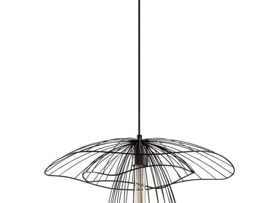 Φωτιστικό Οροφής Tel 892OPV1844 Φ50x123cm E27 40W Black Opviq
