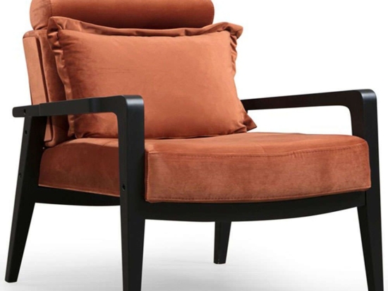 Πολυθρόνα Apollo 859FTN1740 77x84x90cm Cinnamon-Black