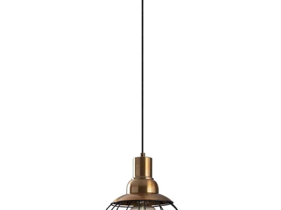 Φωτιστικό Οροφής Wire 584TTM1165 28x28x122cm 1xE27 40W Black-Gold Opviq
