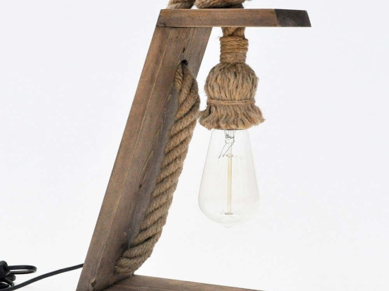 Φωτιστικό Επιτραπέζιο 791EVL2548 10x20x35cm E27 40W Walnut Opviq