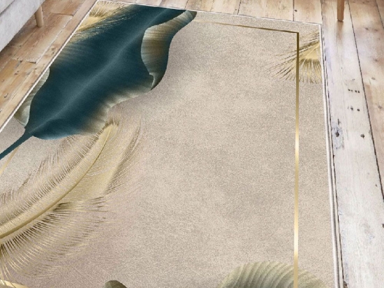 Χαλί ELS2435 Beige-Petrol Conceptum Hypnose 180X280cm