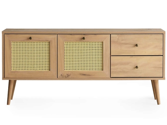 Έπιπλο Τηλεόρασης Patara 854KLN3028 140x40x60cm Oak