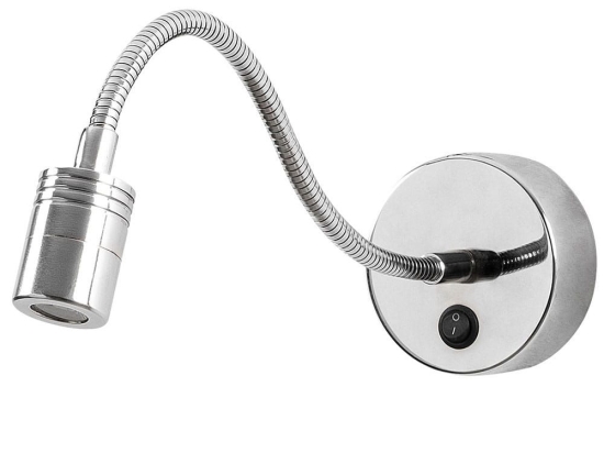Φωτιστικό Τοίχου - Απλίκα Reading 584TTM1941 8x38x15cm Led 1W 2700K Nickel Opviq
