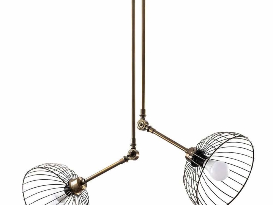 Φωτιστικό Οροφής Beybisi 584TTM1435 83x83x98cm 2xE27 40W Gold Opviq