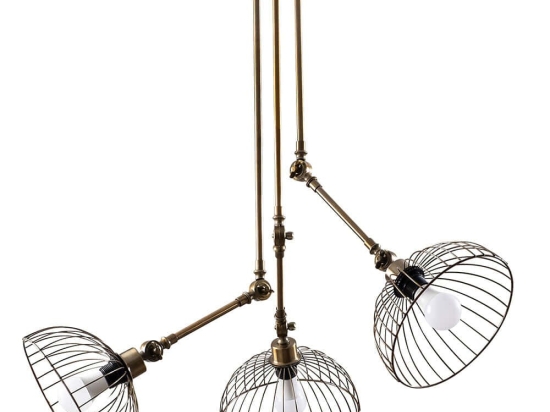 Φωτιστικό Οροφής Beybisi 584TTM1444 93x93x100cm 3xE27 40W Gold Opviq
