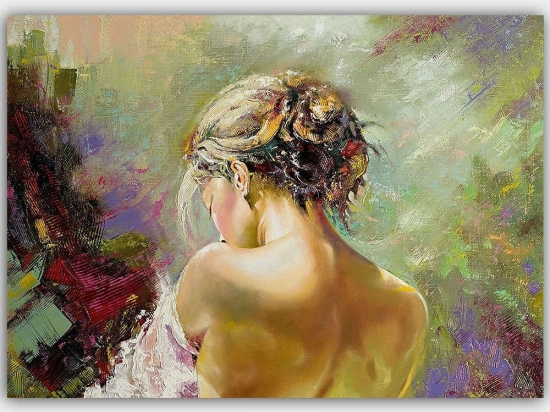 Πίνακας Καμβάς 441HPE1925 100x70cm Multi Wallity Οριζόντιοι Ξύλο, Καμβάς
