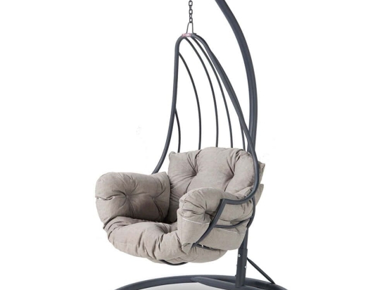 Κούνια Κήπου Kirlangic 561CLR1534 115x60x218cm Grey