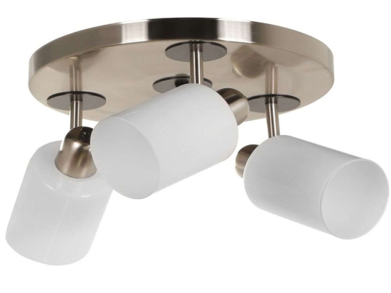 Φωτιστικό Οροφής - Σποτ Nomi 534LUN3781 30x36x20cm 3xE27 40W Silver-White Opviq