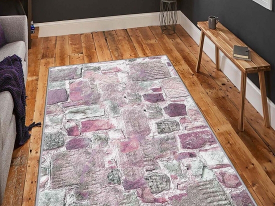 Χαλί Hmnt672 474HFT2163 Purple-Grey Conceptum Hypnose 180X280cm