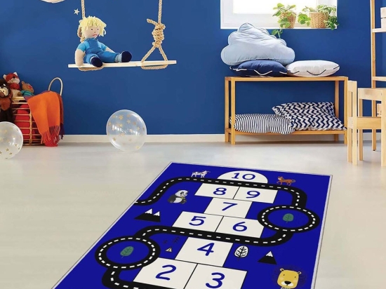 Χαλί Hmnt468 477HFT1258 Blue-Multi Conceptum Hypnose 50X80