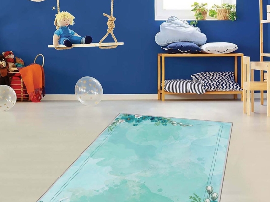 Χαλί Hmnt504 477HFT1741 Turkuaz Conceptum Hypnose 140X220 cm