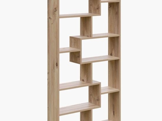 Βιβλιοθήκη Kuttap 854KLN4307 90x22x182cm Pine