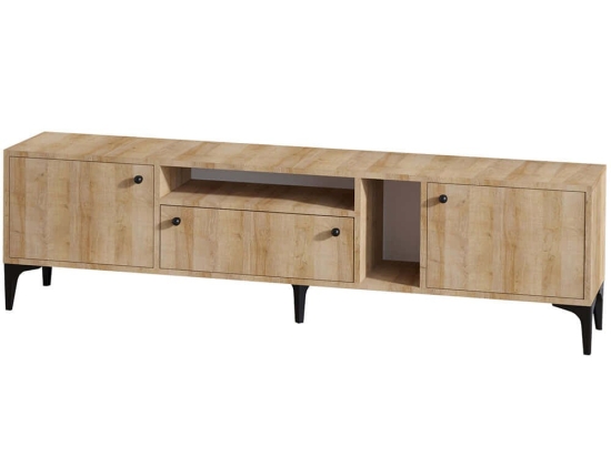 Έπιπλο Tηλεόρασης Penny 393MRD1218 180x35x52cm Oak