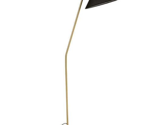 Φωτιστικό Δαπέδου Delta 534LUN4182 35x155cm E27 60W Black-Gold Opviq