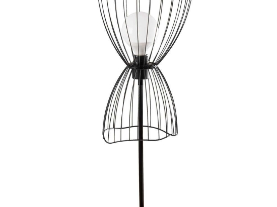 Φωτιστικό Επιτραπέζιο Zeyno 584TTM1731 25x25x56cm 1xE27 40W Black Opviq