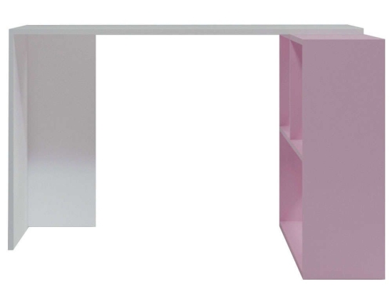 Γραφείο Can 285LCV1108 120x50x75cm White-Pink