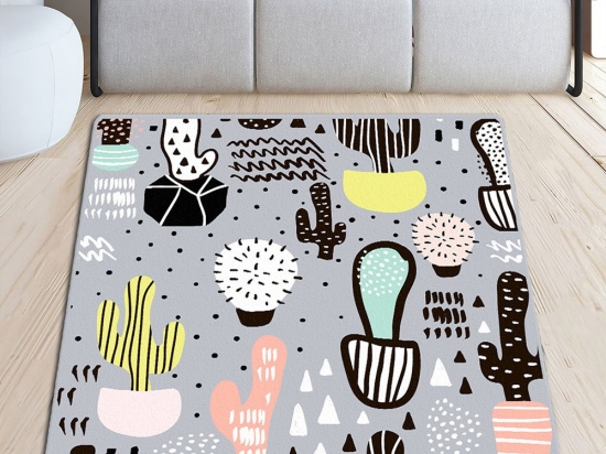 Χαλί Vector Cactus Djt 286CHL6416 Grey-Multi Conceptum Hypnose 120x160cm