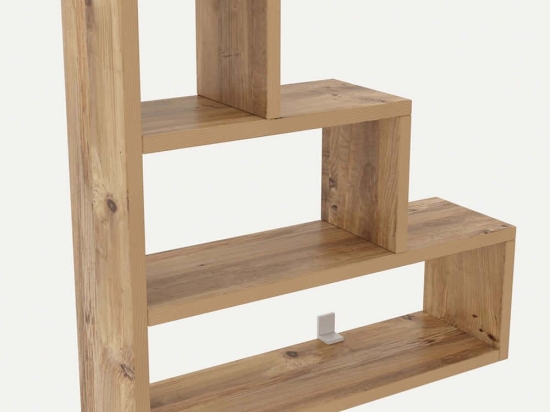 Ραφιέρα Τοίχου Piramit 854KLN1714 62x18x62cm Pine