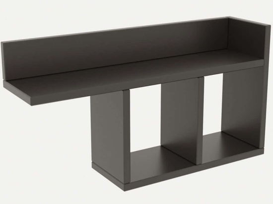 Ραφιέρα Τοίχου Room 854KLN1717 72x18x37cm Anthracite