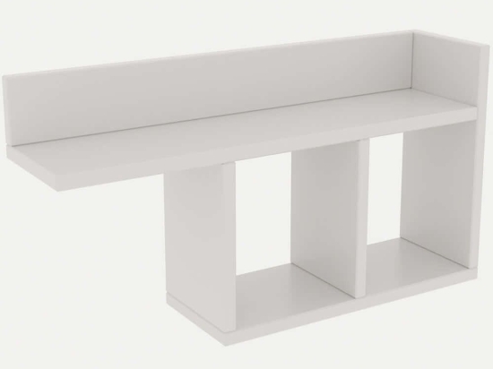 Ραφιέρα Τοίχου Room 854KLN1719 72x18x37cm White