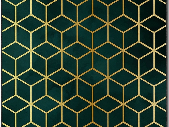 Χαλί Asr Crpt-98 288NGR2155 Green-Gold Conceptum Hypnose 160X230cm