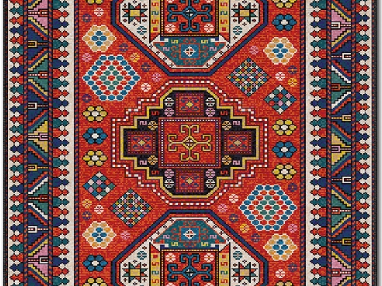 Χαλί Asr Crpt-113 288NGR2262 Red-Multi Conceptum Hypnose 180X280cm