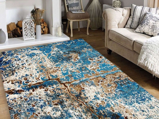 Χαλί Be Lost Blue-Gold Conceptum Hypnose 150X230cm