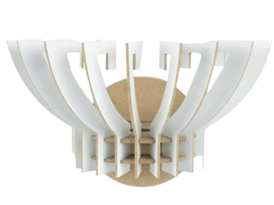 Φωτιστικό Τοίχου - Απλίκα 390FLH2119 32x22x19cm E27 40W White Opviq