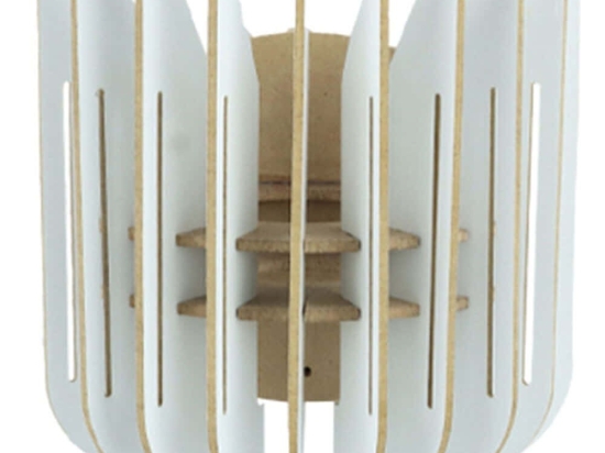 Φωτιστικό Τοίχου - Απλίκα 390FLH2125 18,5x16x20cm E27 40W White Opviq