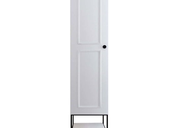 Ντουλάπα Μονόφυλλη Martin 801CMY3434 42x50x200cm White Μονόφυλλη