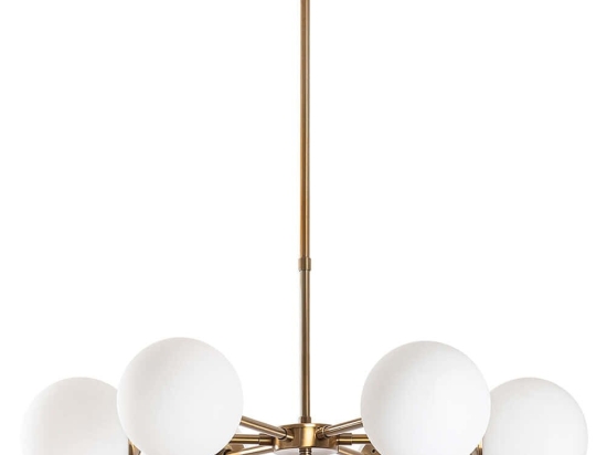 Φωτιστικό Οροφής Akkas 942FLG1164 73x73x72cm 6xE14 40W Gold Opviq