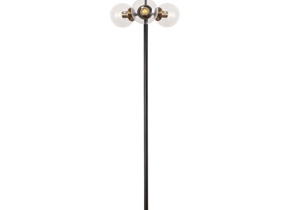 Φωτιστικό Δαπέδου Akkas 942FLG1507 48x48x163cm 4xE14 40W Black Opviq